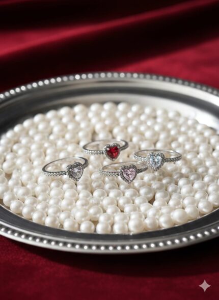Pandora Heart Silver Ring